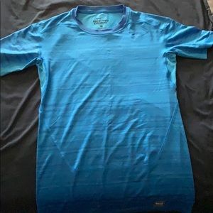 Blue nike compression dri fit